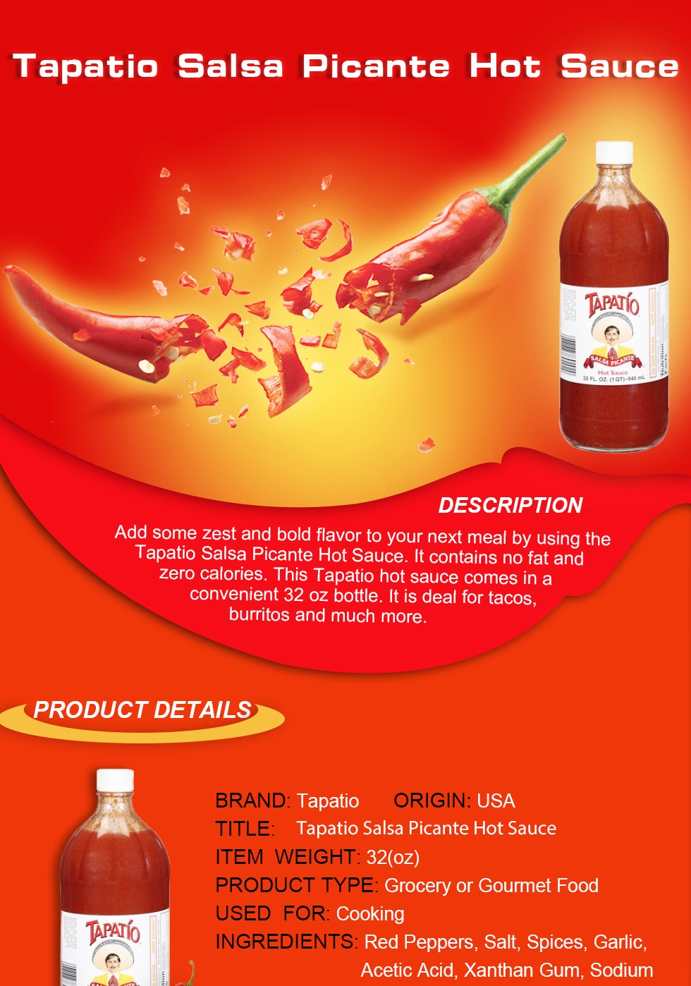 Tapatio Hot Sauce Nutritional Information Nutrition Ftempo