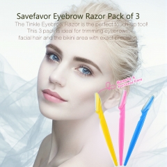 Savefavor Eyebrow Razor Pack of 3